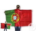 cape poncho drapeau portugal 90x150 cm