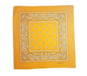 bandana style cachemire orange clair