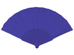 éventail plastique, bleu foncé 22cm