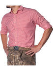 Chemise Oktoberfest rouge deluxe homme