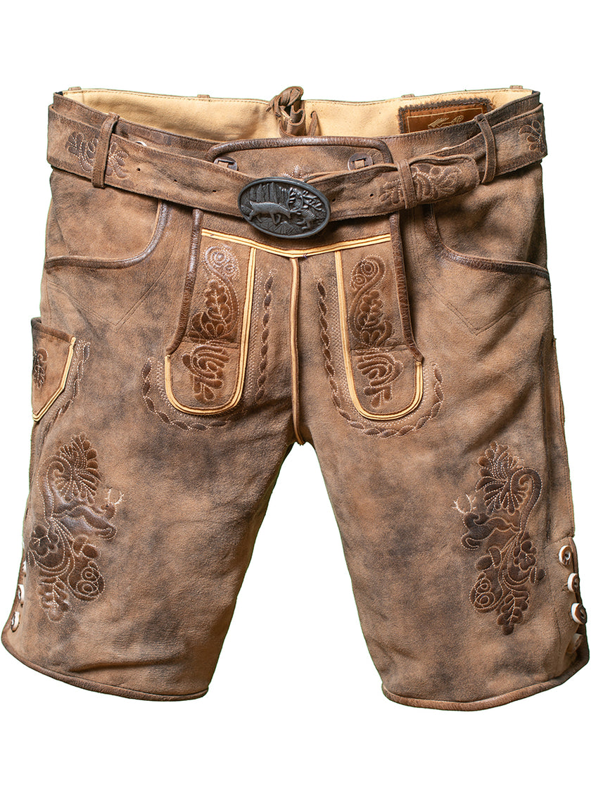 Lederhosen marron fonçé  premium homme