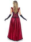 Déguisement de dame bordel rouge de luxe