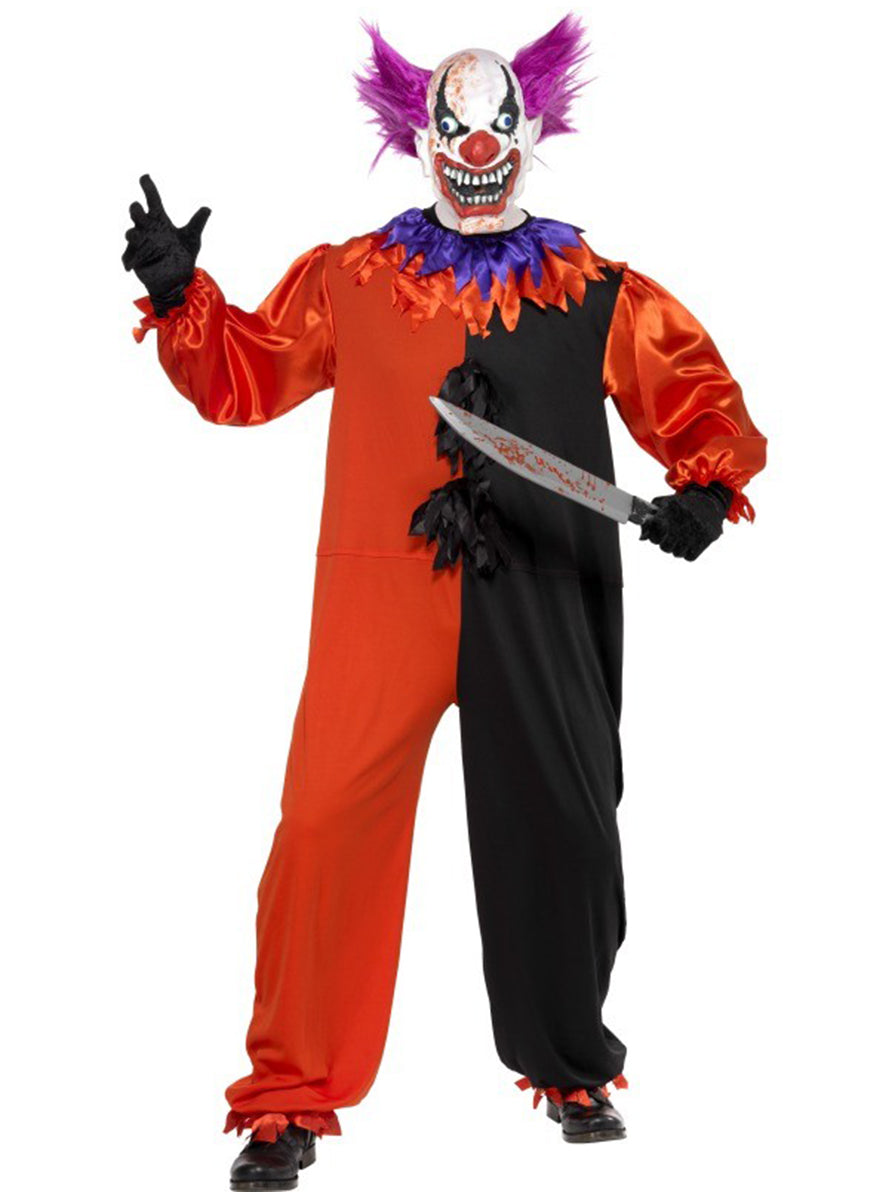 Déguisement de clown sinistre pour adulte