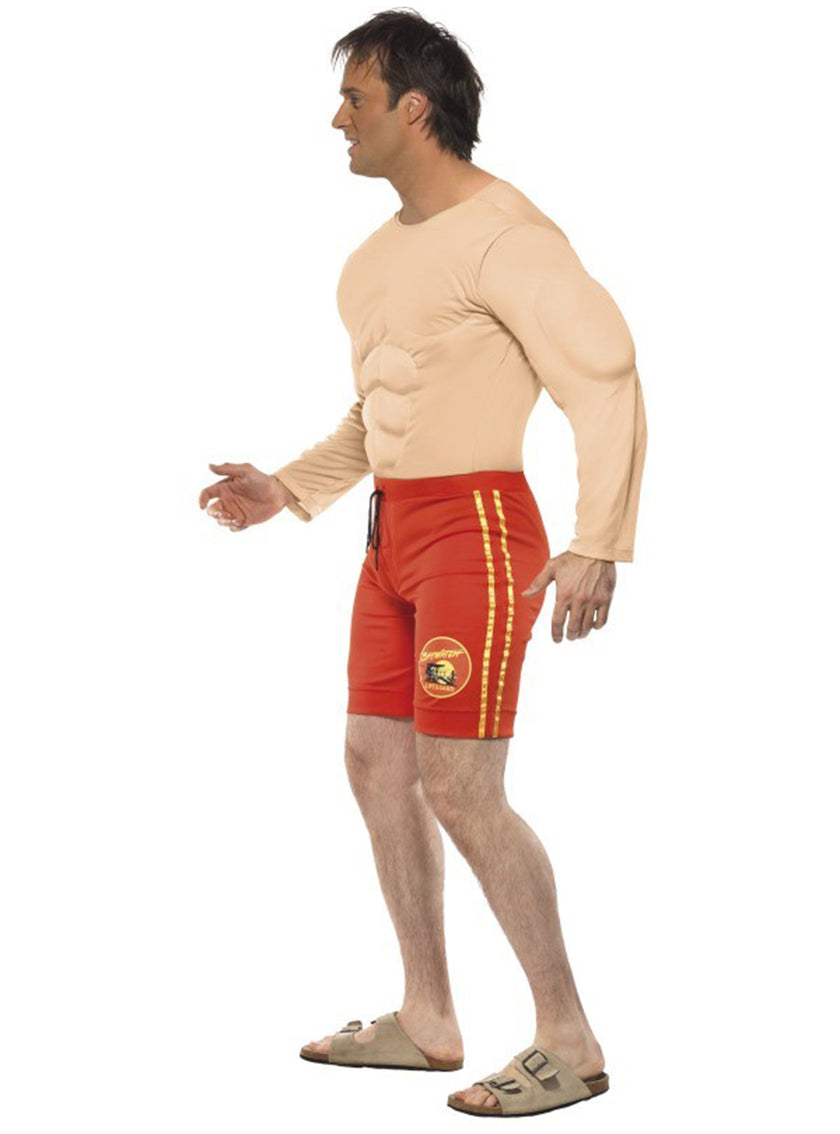 Déguisement sauveteur musclé homme