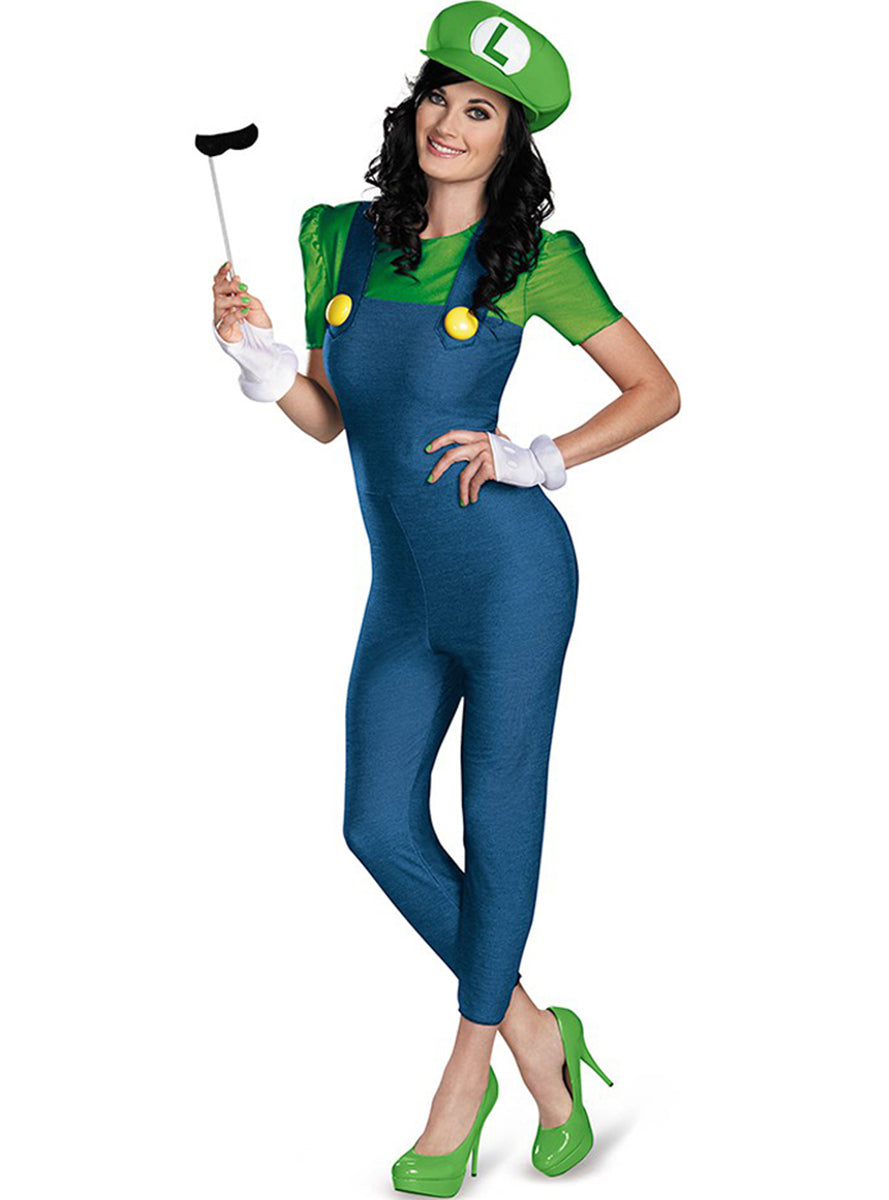 Déguisement de Luigi pour femme