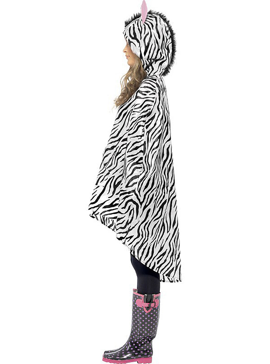 Party Poncho zèbre