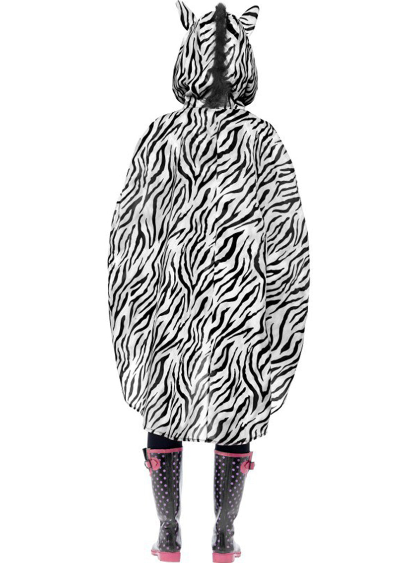 Party Poncho zèbre