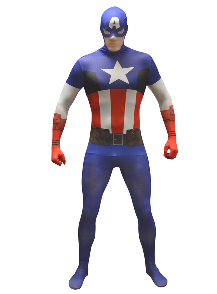 Déguisement Captain America Morphsuit