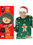 Pull de Noël Biscuit au Gingembre Digital Dudz