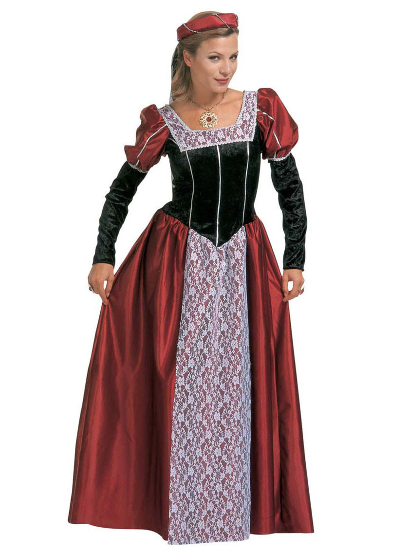Déguisement courtisane élégante femme grande taille