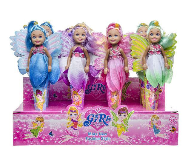 poupée fée mix 22cm
