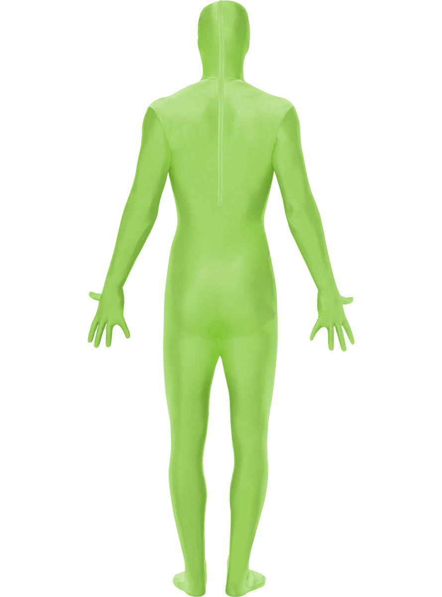Déguisement seconde peau vert adulte