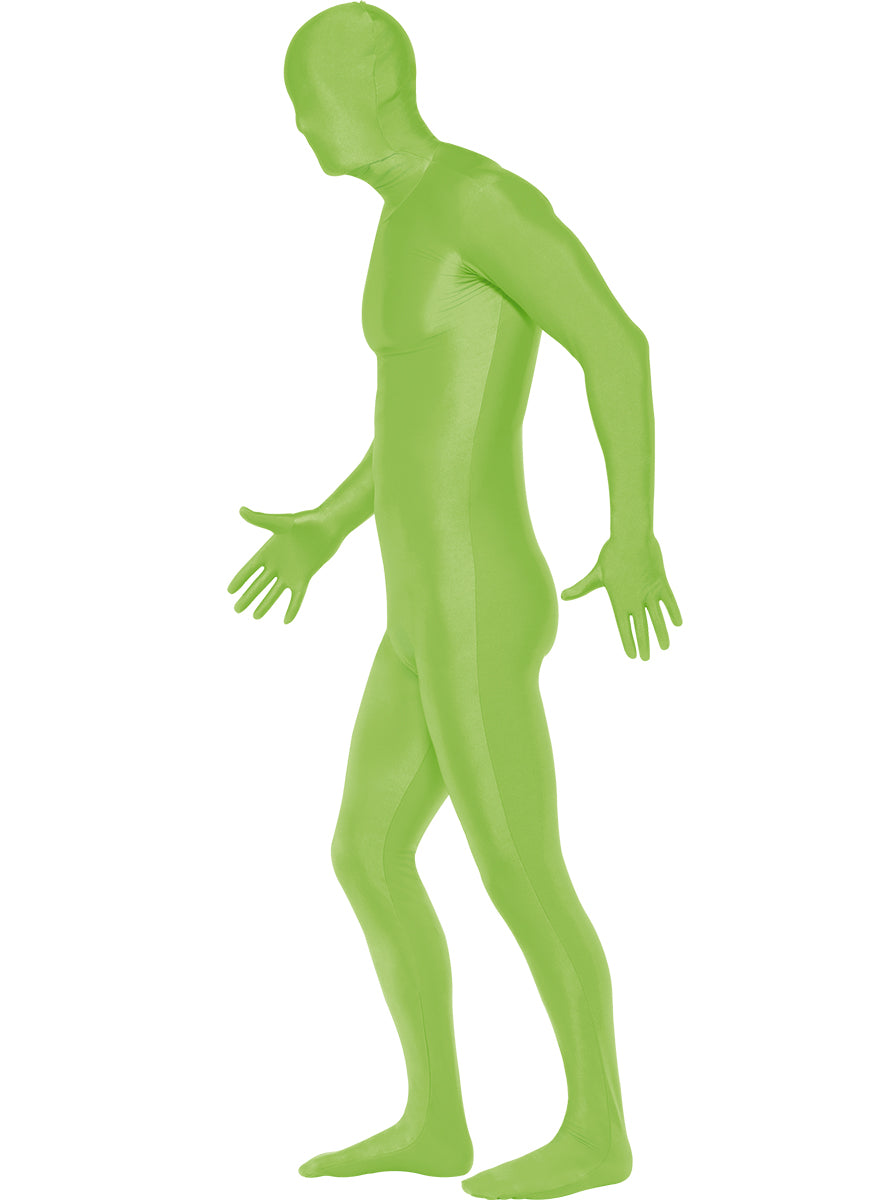 Déguisement seconde peau vert adulte