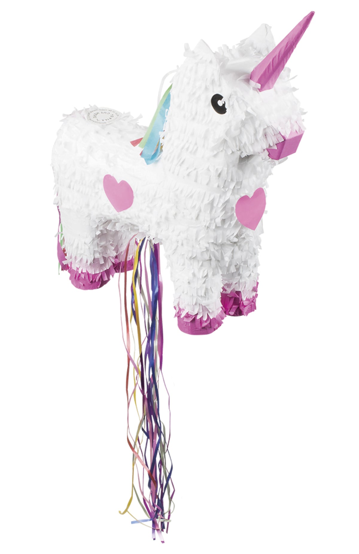 Pinata licorne blanche