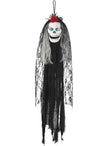 Décoration suspendue de Catrina maléfique