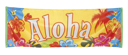 Banderole hawaïen aloha - Hibiscus