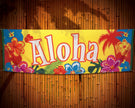 Banderole hawaïen aloha - Hibiscus