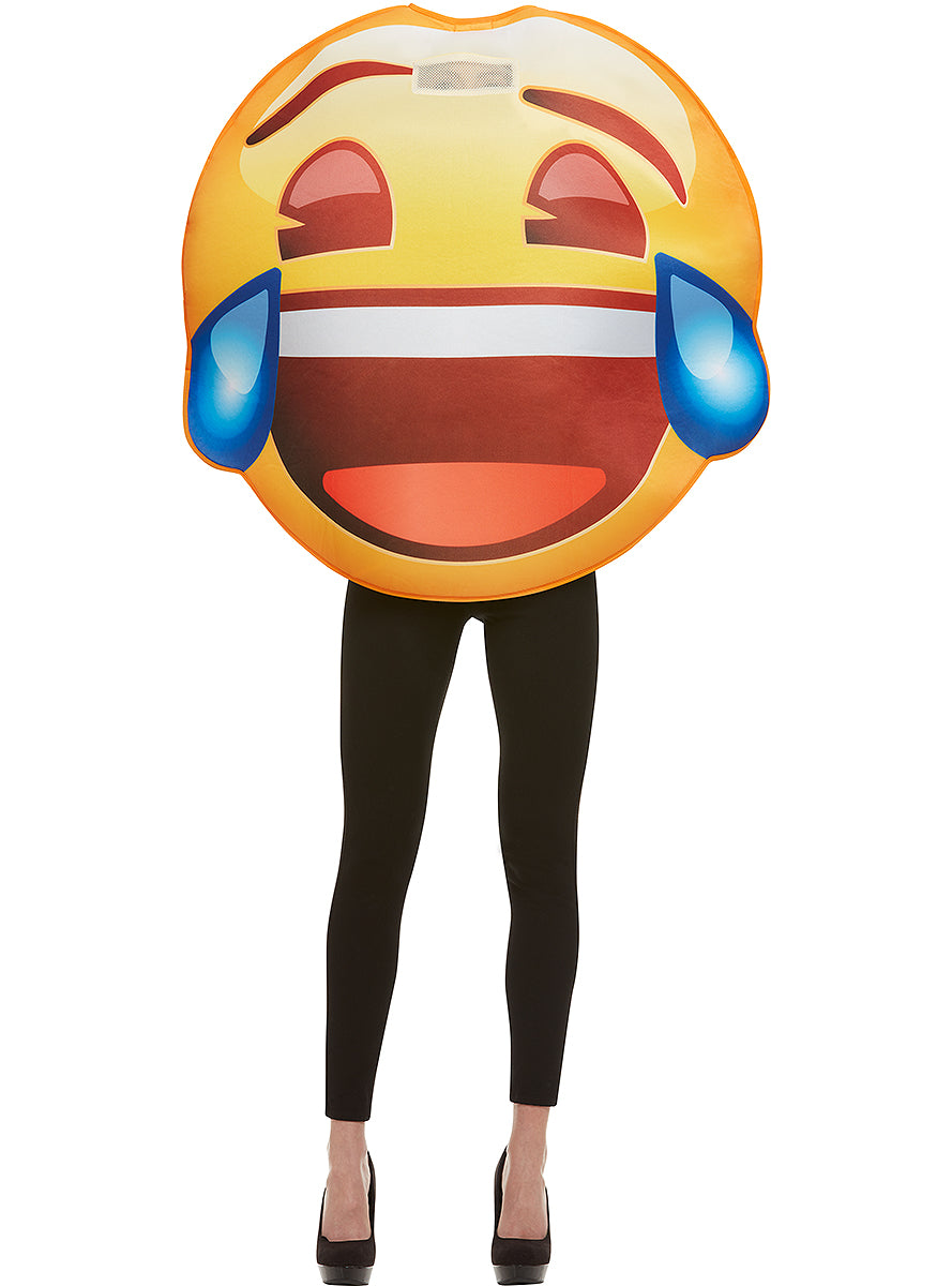 Déguisement Emoji sourire larmes adulte