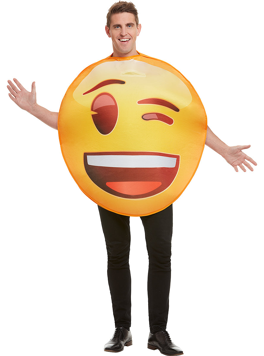 Déguisement Emoji clin dœil