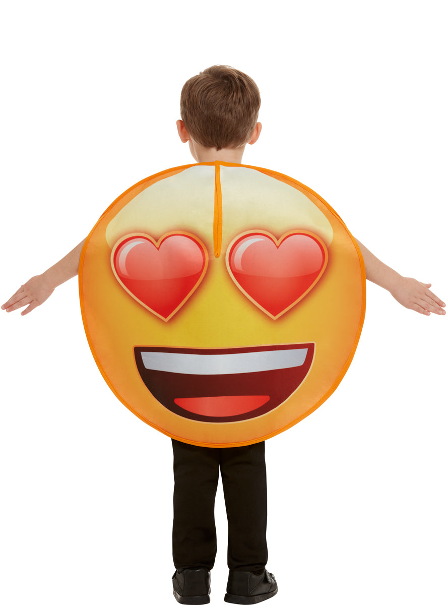 Déguisement Emoji sourire yeux en cœur enfant