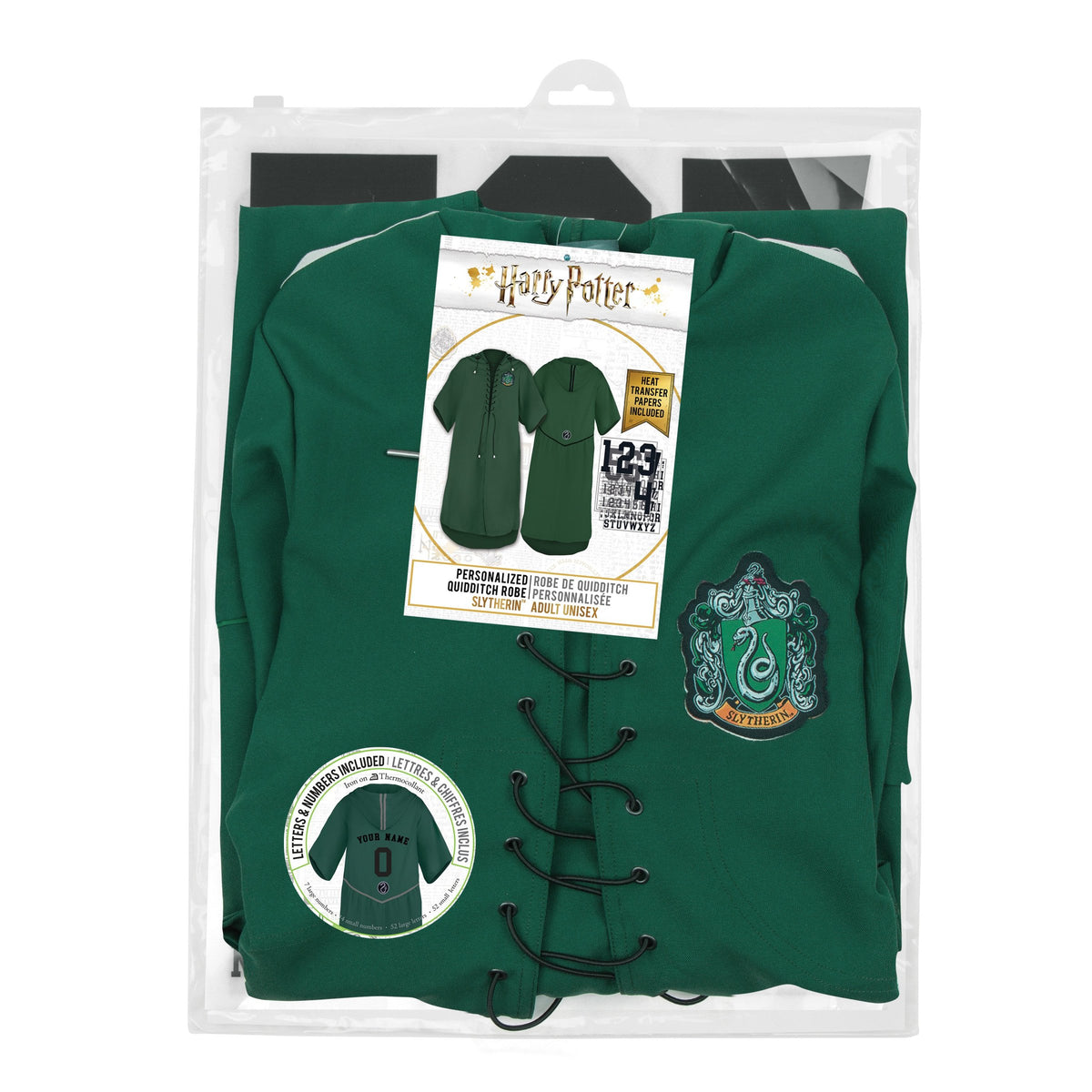 Cape Quidditch Serpentard enfant (Réplique officielle Collectors) - Harry Potter 