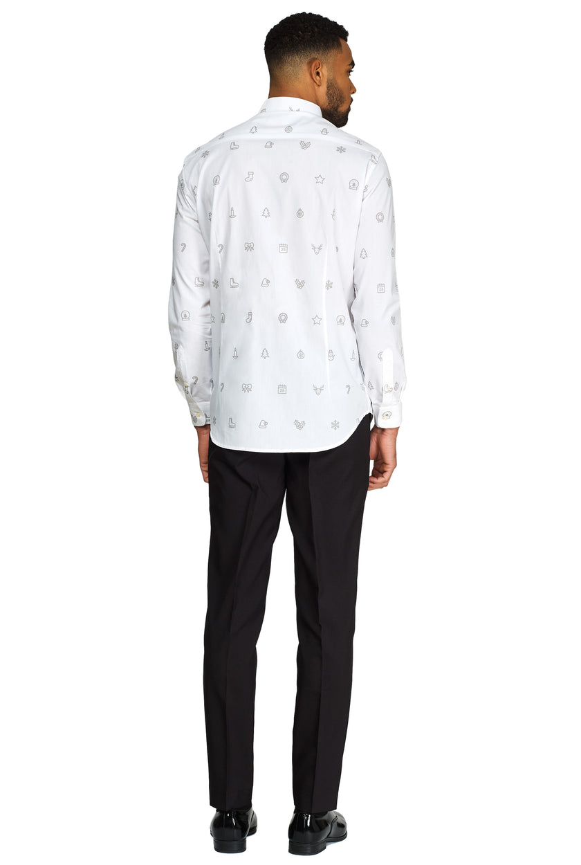 Chemise Noël Blanche 