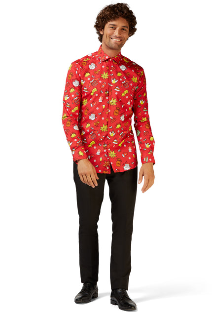 Chemise Noël Rouge 
