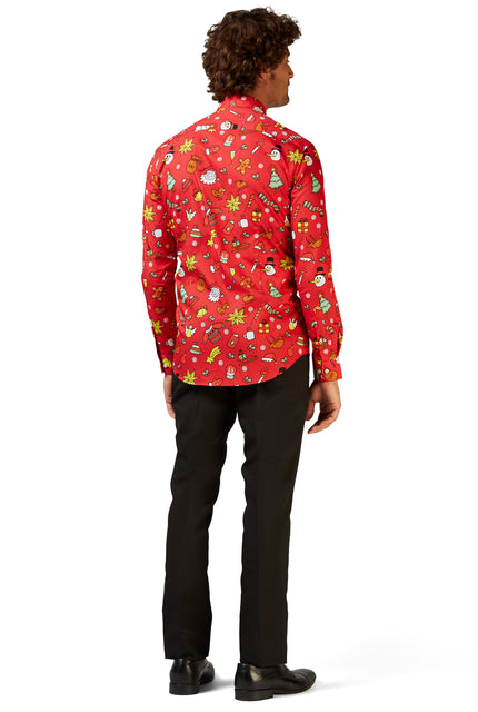 Chemise Noël Rouge 