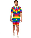 Costume Motif arc-en-ciel 