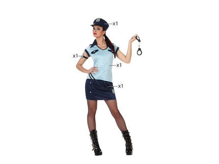 déguisement policière 4pcs femme