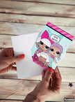 8 invitations LOL Surprise
