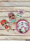 8 accessoires pour Photocall LOL Surprise