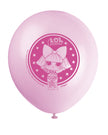 8 ballons en latex LOL Surprise