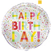 Ballon en aluminium  Happy Birthday- Donut Party