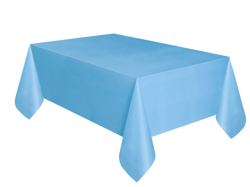 Nappe bleue pastel rectangulaire - Gamme couleur unie