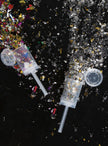 Mini Canon à confetti multicolores