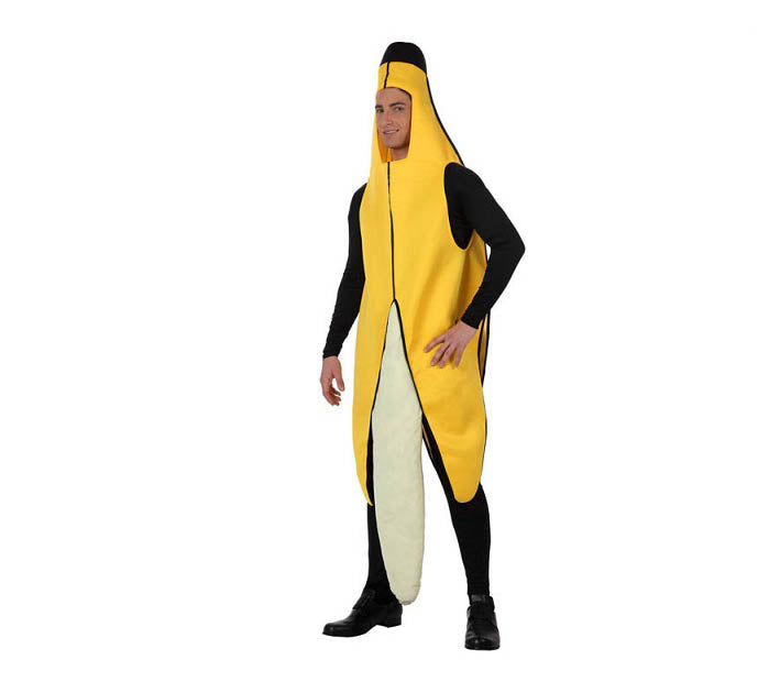 déguisement de banane ouverte adulte