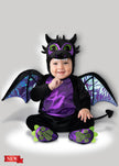 Déguisement dragon violet bébé