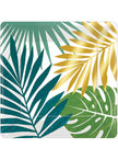 8 assiettes à dessert feuilles tropicales - Key West
