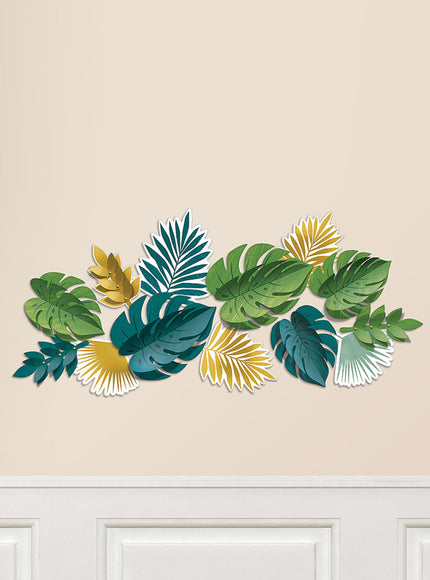 13 feuilles tropicales décoratives - Key West
