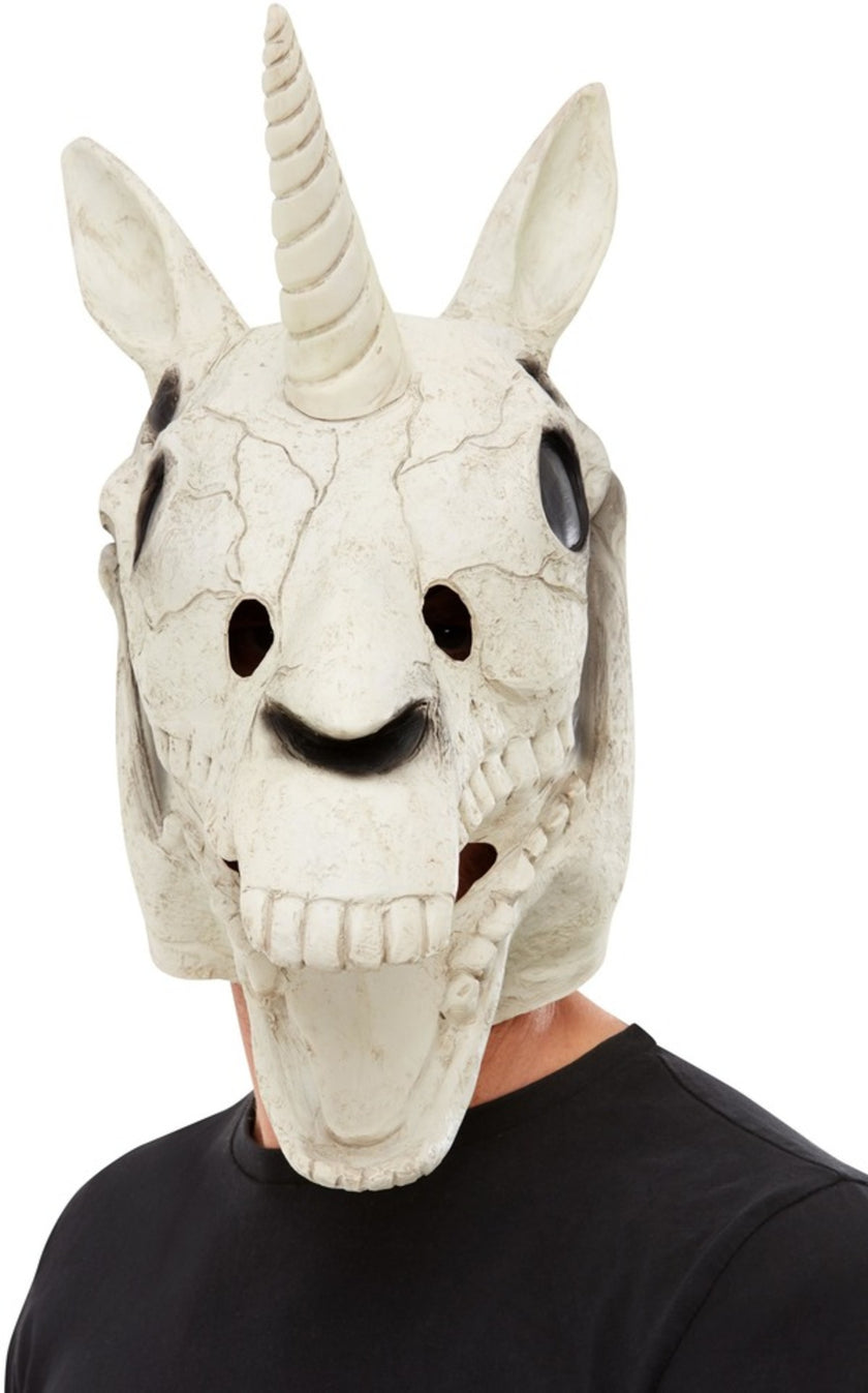 Masque Licorne squelette en latex adulte