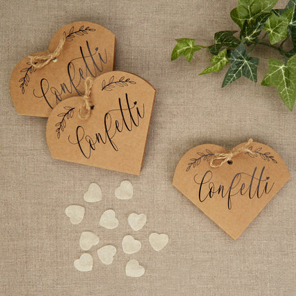 20 boîte cadeaux à confettis - Hearts & Krafts