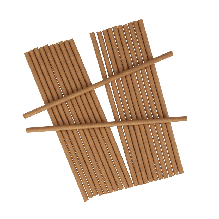 25 pailles en carton - Hearts & Krafts