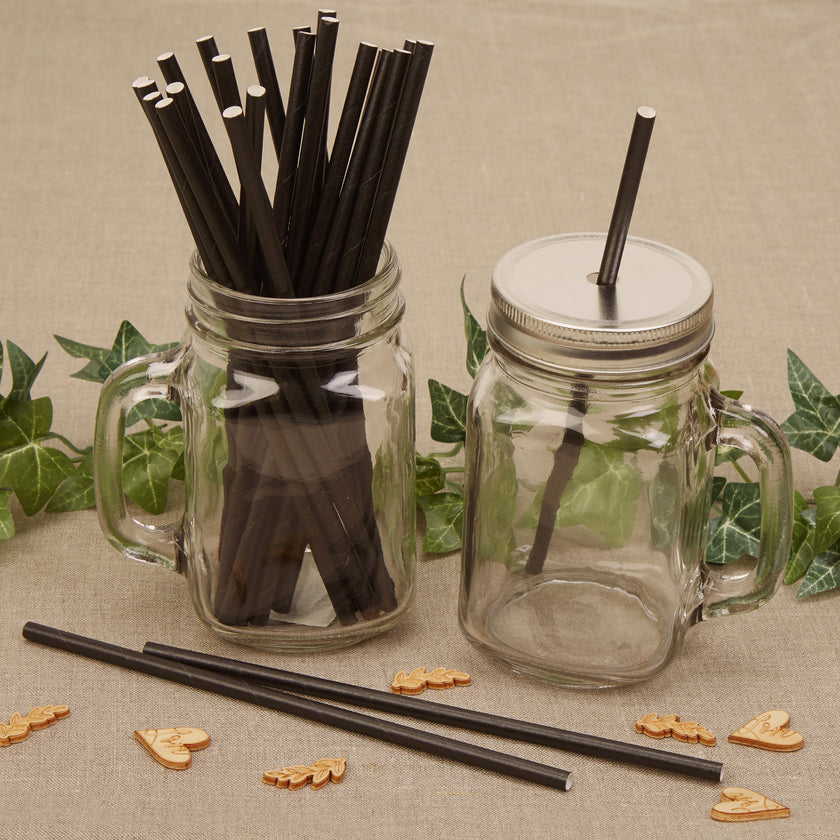 25 pailles en carton - Hearts & Krafts