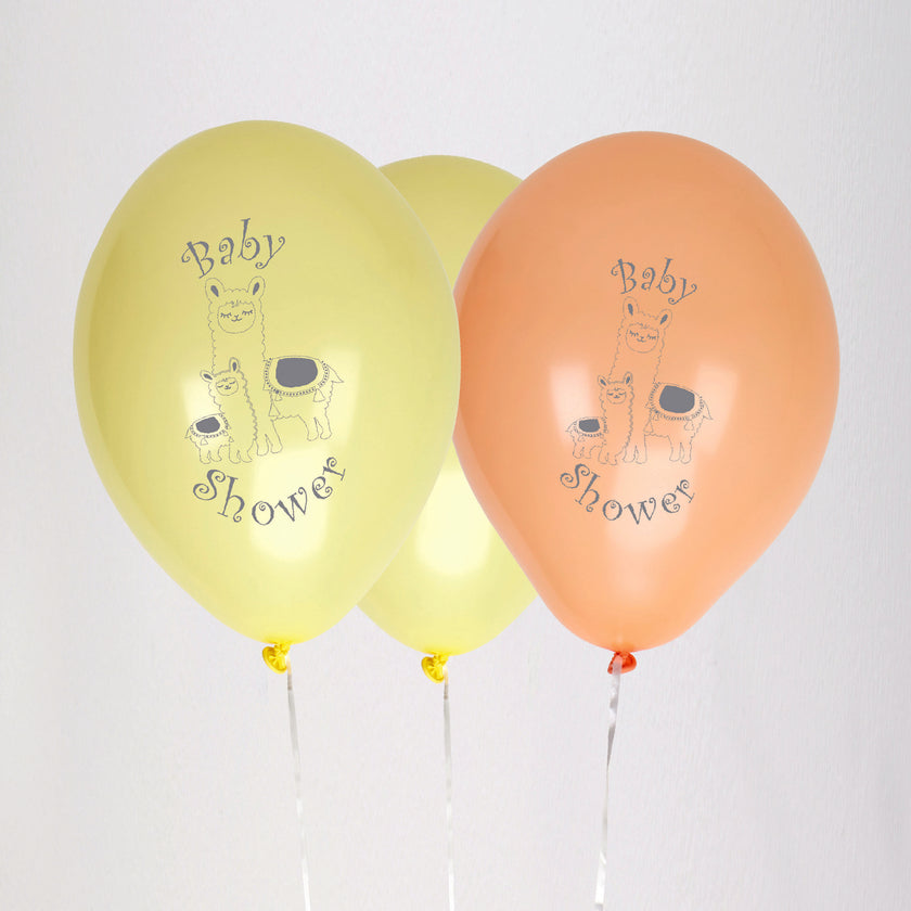8 ballons en latex - Llama Love