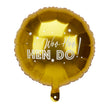 Ballon aluminium doré 