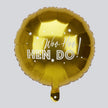 Ballon aluminium doré 