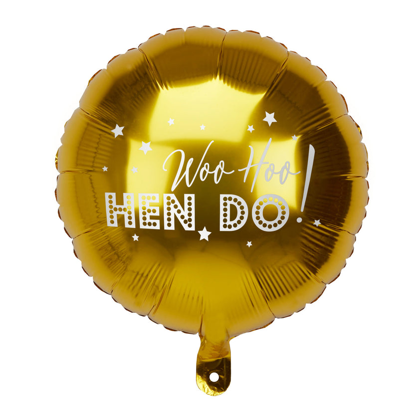 Ballon aluminium doré 