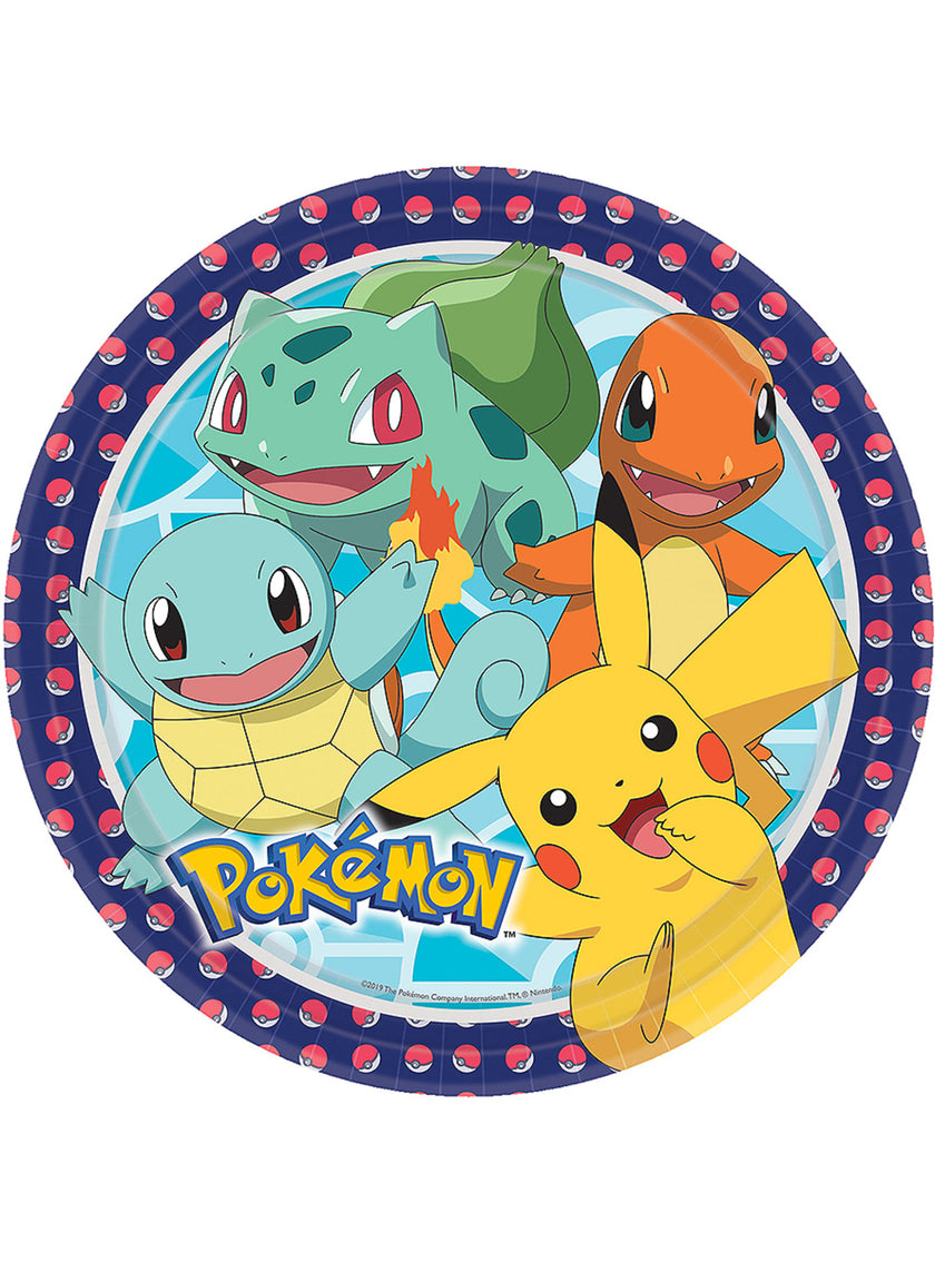 8 assiettes Pokémon - Pokémon Collection