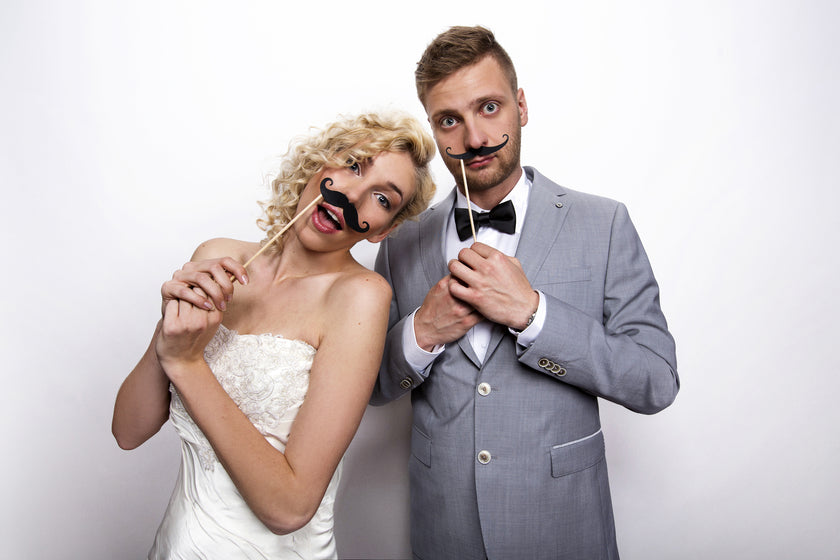 6 moustaches pour photobooth